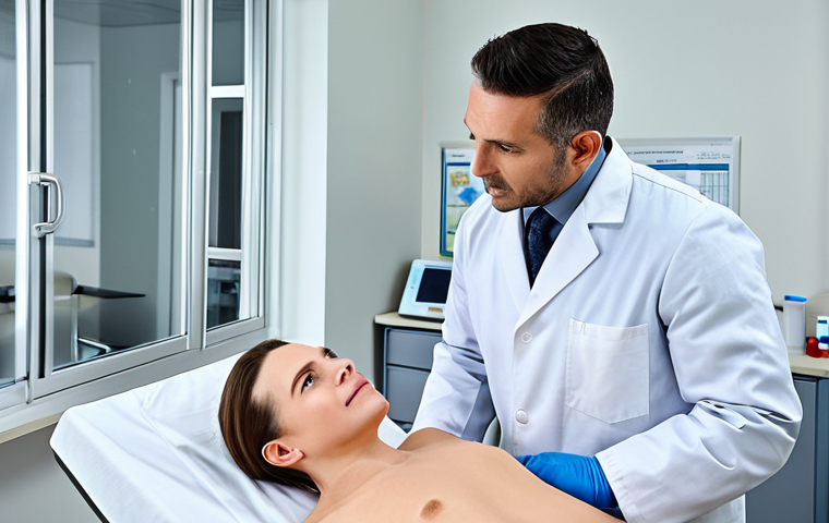 **

"A medical professional in a clean, modern clinic, explaining stem cell therapy to a patient, fully clothed, appropriate attire, safe for work, perfect anatomy, natural proportions, professional presentation, family-friendly, illustrating hope and progress."

**