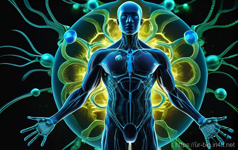 면역계의 작동 원리 - **Prompt:** "A conceptual and artistic representation of the human immune system as an 'inner army'....