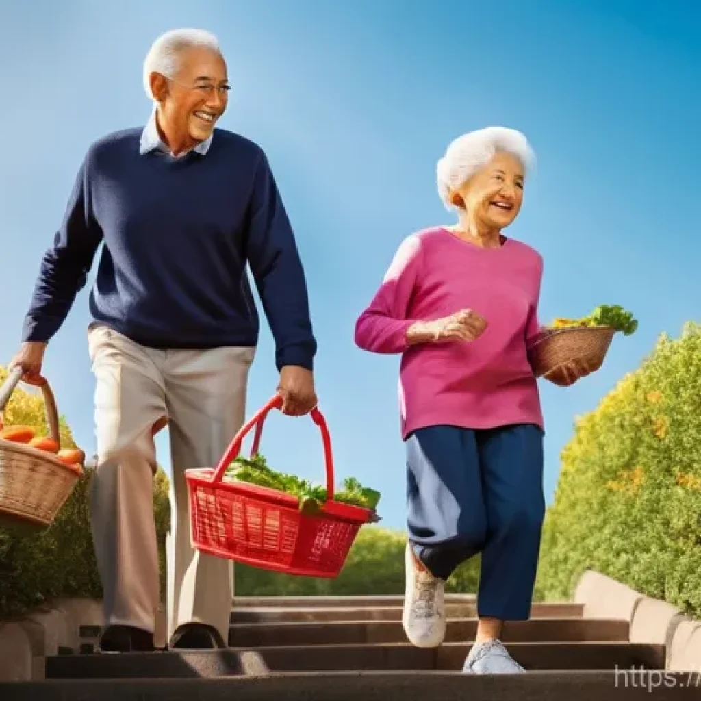 근육 발달과 단백질 대사 - **Prompt:** A vibrant, realistic image depicting diverse individuals of various ages (from late teen...