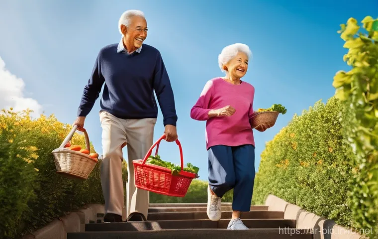 근육 발달과 단백질 대사 - **Prompt:** A vibrant, realistic image depicting diverse individuals of various ages (from late teen...