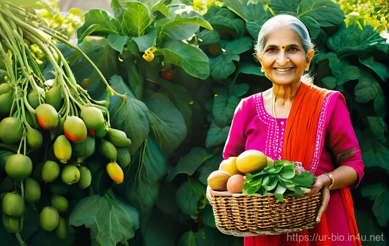 노화 생물학 - **Prompt:** A vibrant, elderly South Asian woman in her late 70s, wearing a modest, colorful traditi...