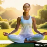 Home 22 환경과 유전자 상호작용 - **Prompt:** "A serene, digitally painted scene of an individual, gender-neutral, wearing modest, com...