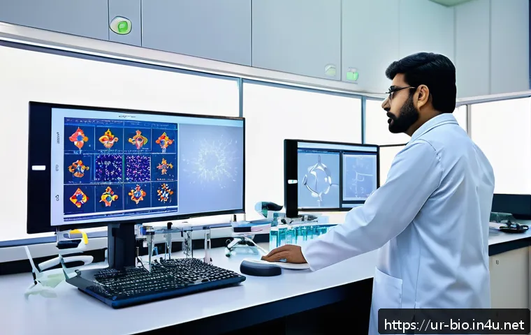 AI 기반 신약 개발 - A high-tech pharmaceutical laboratory in Pakistan, featuring diverse scientists wearing traditional ...